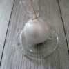 Sviečka guľa 6cm biela perlová obr.2 - evkakvety-eshop.eu
