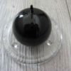 Sviečka guľa 6cm čierna lakovaná obr.1 - evkakvety-eshop.eu