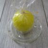 Sviečka guľa 6cm citrónovožltá lakovaná obr.2 - evkakvety-eshop.eu