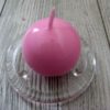 Sviečka guľa 6cm ružová lakovaná obr.1 - evkakvety-eshop.eu