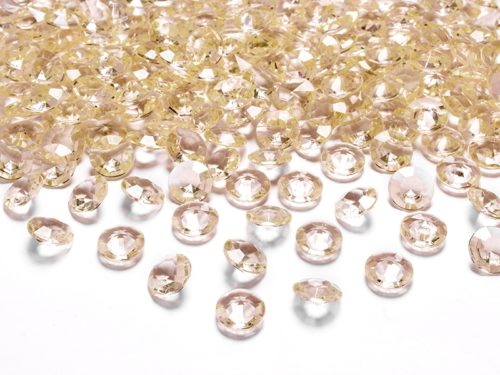 Zlaté diamanty 12mm 100ks - evkakvety-eshop.eu