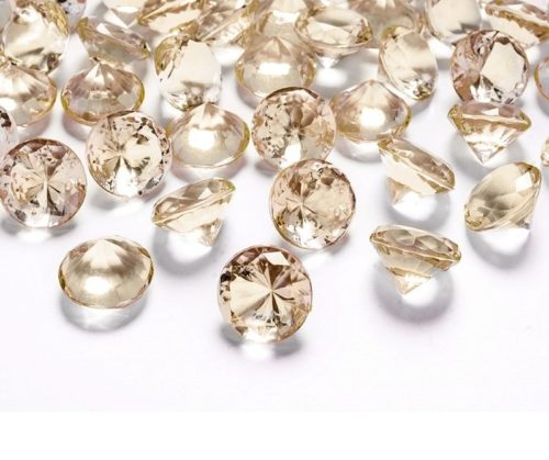 Zlaté diamanty 20mm 10ks - evkakvety-eshop.eu