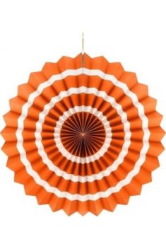 Rozeta oranžová s pásikmi 40cm - evkakvety-eshop.eu