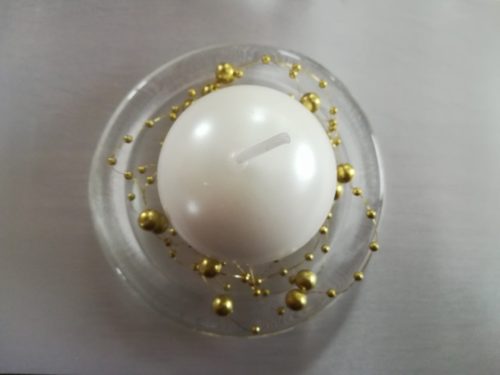 Perlová girlanda - tmavozlatá - Dark Gold- evkakvety-eshop.eu