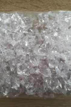 Dekoračný ľad priesvitný 2,3cmx1,8cm - 400g - evkakvety-eshop.eu