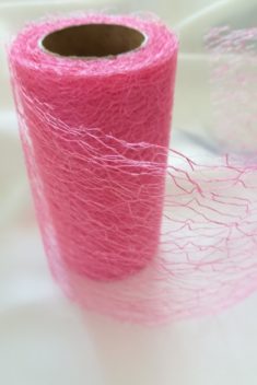 Pavučinová organza tmavoružová - Dark Pink - evkakvety-eshop.eu
