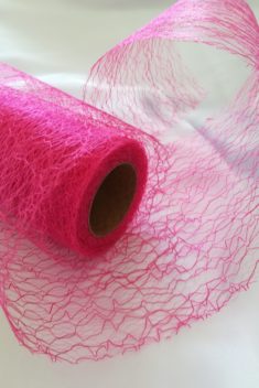 Pavučinová organza cyklámenová - Strong Pink - evkakvety-eshop.eu