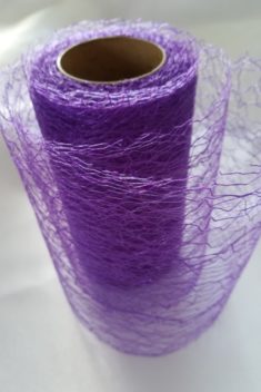Pavučinová organza fialová - Violet - evkakvety-eshop.eu