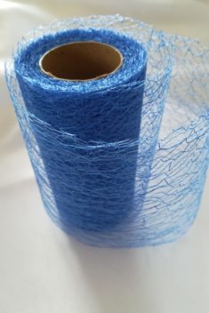 Pavučinová organza modrá - Pure Blue - evkakvety-eshop.eu