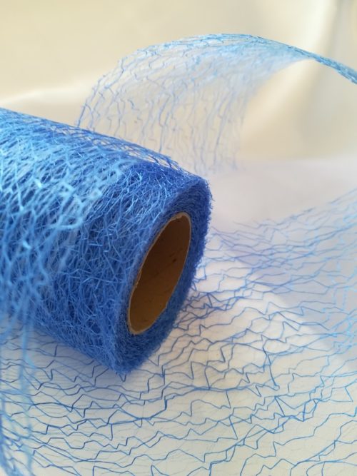 Pavučinová organza modrá - Pure Blue - evkakvety-eshop.eu