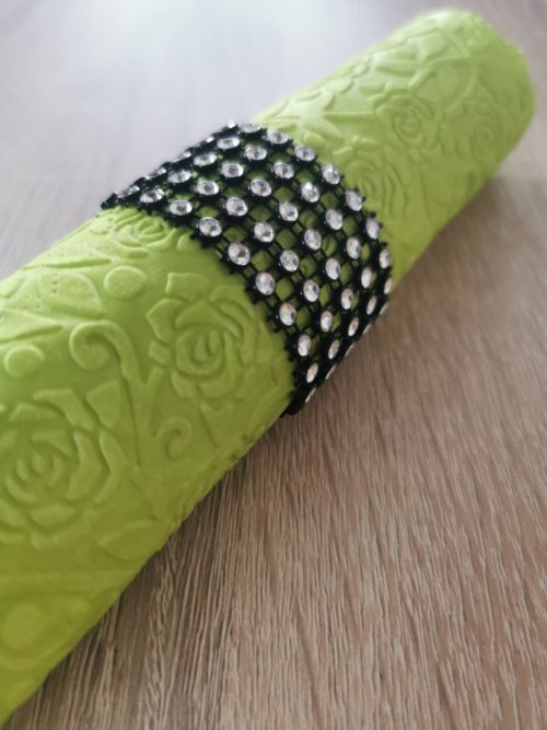 Reliéfne servítky limetkovozelené - Lime Green 33x33cm - evkakvety-eshop.eu