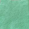 Reliéfne servítky mentolovo zelené (Mint) 33×33 cm – vzor Ruže