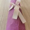 Reliéfne servítky purpurové (Purple) 33×33 cm – vzor Listy - detail reliéfu