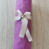 Reliéfne servítky purpurové (Purple) 33×33 cm – vzor Listy - detail vzoru