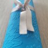 Reliéfne servítky tyrkysové (Blue) 33×33 cm – vzor Dálie - detail reliéfu