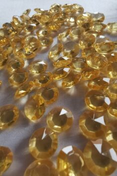 Dekoračné diamanty zlaté 12mm - evkakvety-eshop.eu