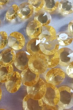 Dekoračné diamanty zlaté 12mm - evkakvety-eshop.eu