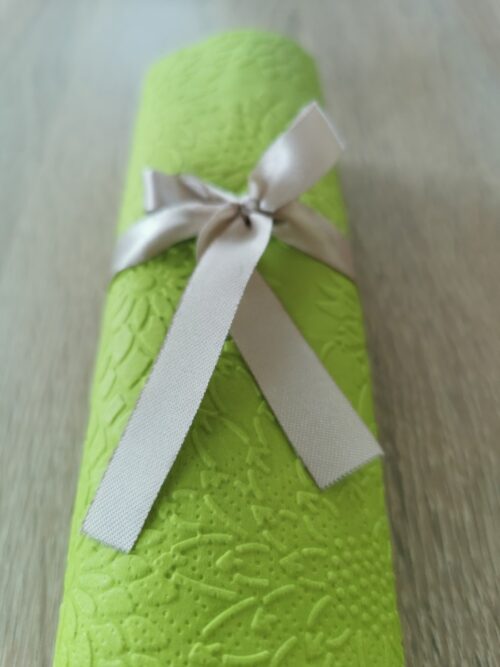 Reliéfne servítky limetkovozelené - Lime Green 33x33cm - evkakvety-eshop.eu