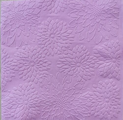 Reliéfne servítky ružovofialové - Spring Lilac 33x33cm - evkakvety-eshop.eu