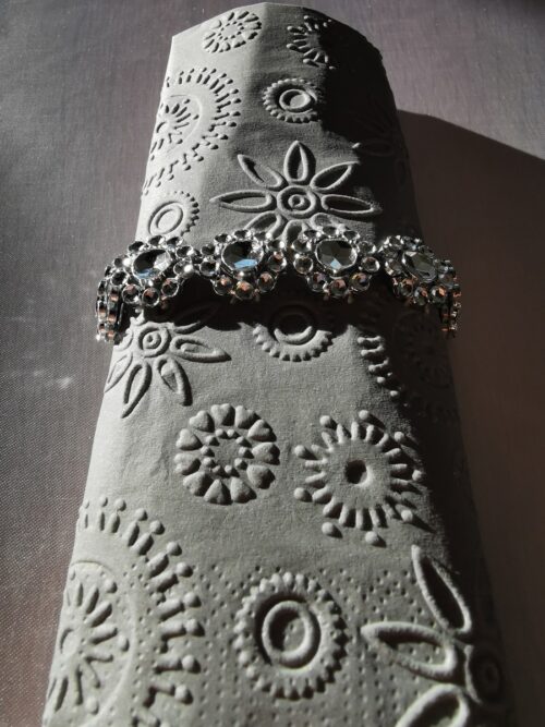 Reliéfne servítky sivé - Grey 33x33cm - evkakvety-eshop.eu
