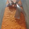 Reliéfne servítky oranžové (Orange) 33×33 cm – vzor Dálie - detail reliéfu