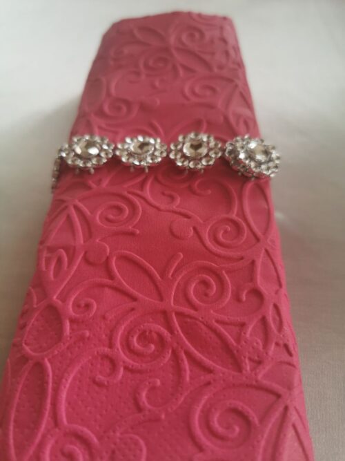 Reliéfne servítky cyklámenové - Fuchsia 33x33cm - evkakvety-eshop.eu