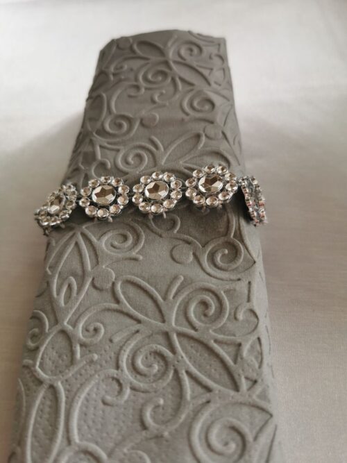 Reliéfne servítky sivé - Grey 33x33cm - evkakvety-eshop.eu