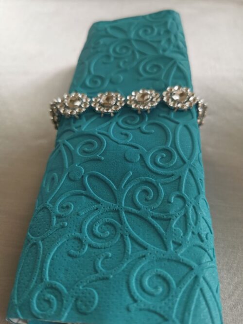 Reliéfne servítky svetlomodré - Light Blue 33x33cm - evkakvety-eshop.eu