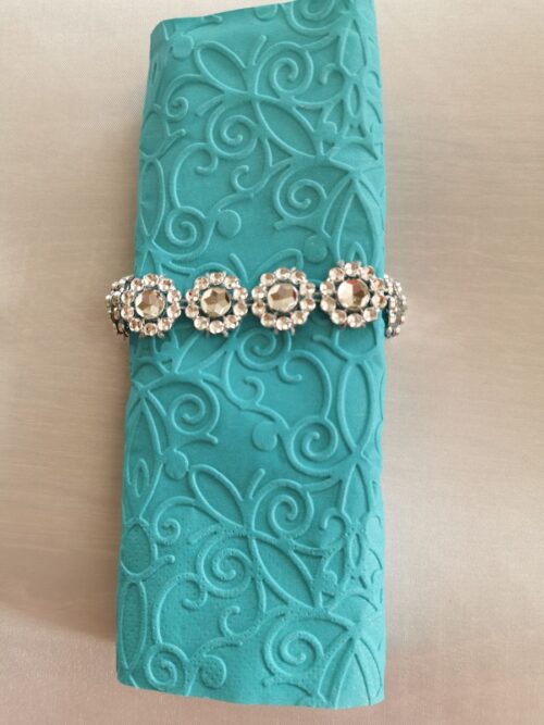 Reliéfne servítky svetlomodré - Light Blue 33x33cm - evkakvety-eshop.eu