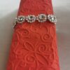 Reliéfne servítky červené (Red) 33×33 cm – vzor Ornament - detail reliéfu