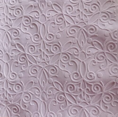 Reliéfne servítky levanduľové (Lavender) 33×33 cm – vzor Ornament