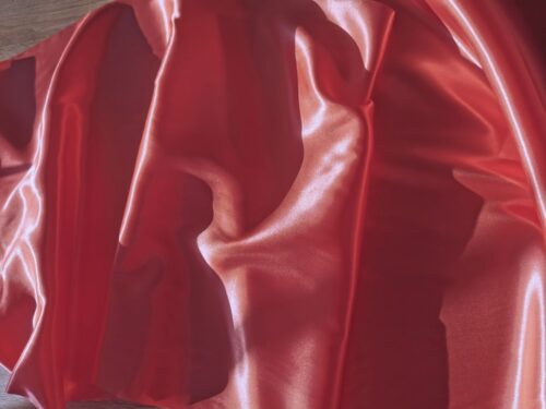 Satén - Lososový - Salmon - evkakvety-eshop.eu