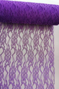 Dekoračná čipka purpurová - Purple - vzor Klasik - 22 cm x 9 m - evkakvety-eshop.eu