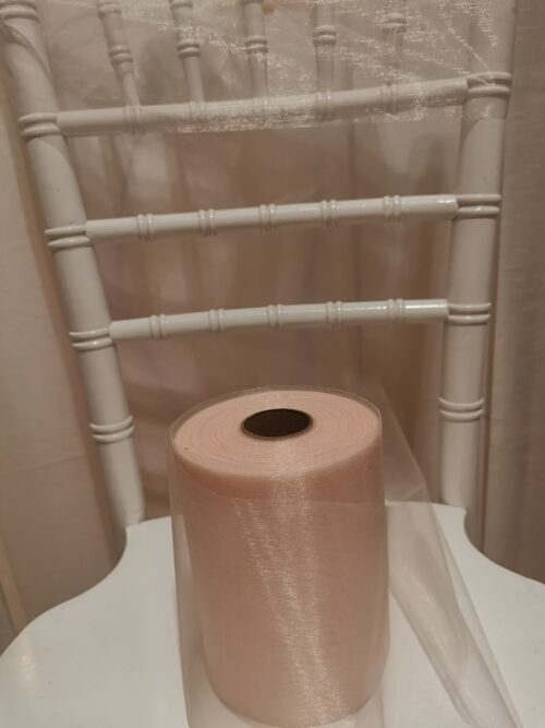 Organza pudrovo ružová - Powder Pink - evkakvety-eshop.eu