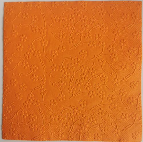 Reliéfne servítky oranžové - Orange 33x33cm - evkakvety-eshop.eu