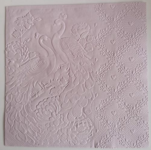 Reliéfne servítky svetlo fialové - Pale Lilac 33x33cm - evkakvety-eshop.eu