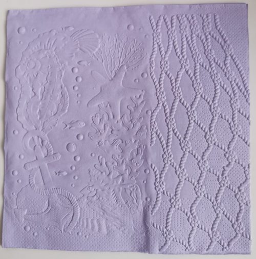 Reliéfne servítky levanduľové (Lavender) 33×33 cm – vzor Námornícky zážitok