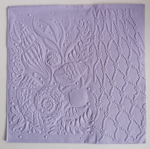 Reliéfne servítky levanduľové (Lavender) 33×33 cm – vzor Podmorský svet