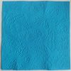 Reliéfne servítky tyrkysové (Blue) 33×33 cm – vzor Motýle