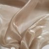 Saténová organza béžová (Beige) 47 cm × 10 m – detail lesku