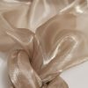 Saténová organza béžová (Beige) 47 cm × 10 m – detail materiálu