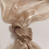 Saténová organza béžová (Beige) 47 cm × 10 m – rozprestretá látka