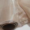 Saténová organza béžová (Beige) 47 cm × 10 m – zrolovaná