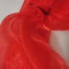 Saténová organza červená (Red) 47 cm × 10 m – rolka materiálu