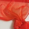 Saténová organza červená (Red) 47 cm × 10 m – rozprestretá látka