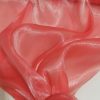 Saténová organza koralová (Coral) 47 cm × 10 m – rozprestretá látka