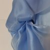 Saténová organza svetlomodrá (Light Blue) 47 cm × 10 m – rolka materiálu